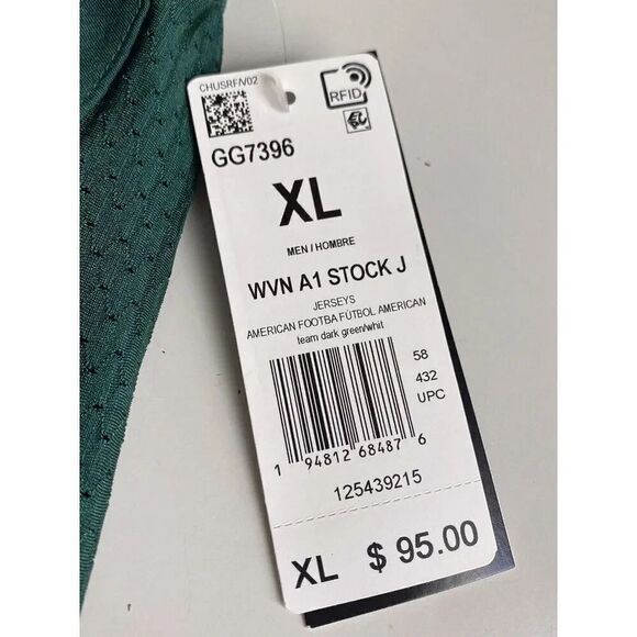 Adidas Woven Football Practice Jersey A1 Stock J Green GG7396 Men’s Sz XL NEW - Picture 3 of 14